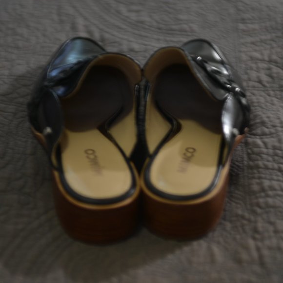 MIMCO l Black Patent Leather Slides/Mules - Size 38 - Picture 6 of 8